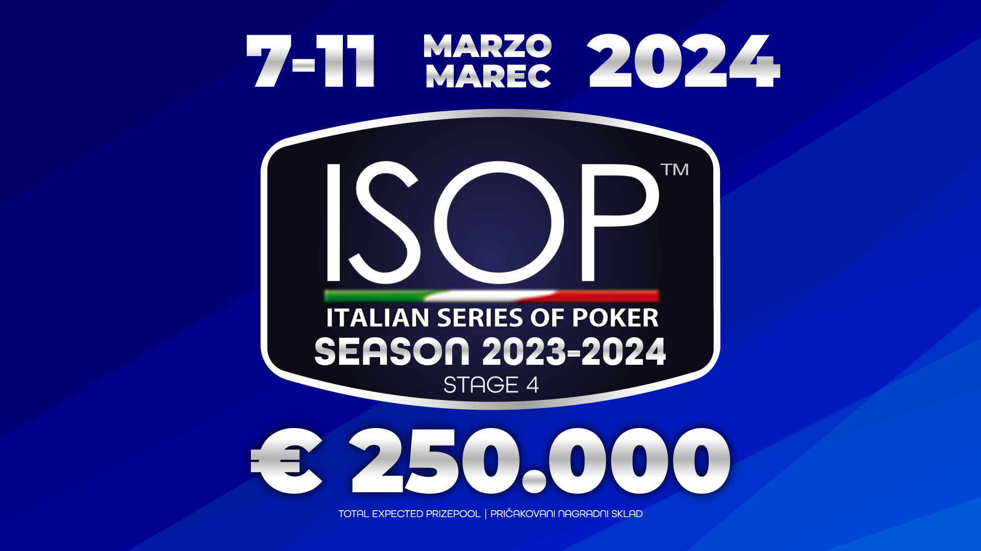 ISOP Season 2023 2024 711 Marzo al Perla Resort & Entertainment ISOP